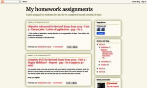 Myhomeworkassignments.blogspot.com.es thumbnail