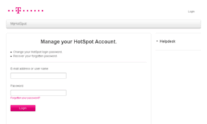 Myhotspot.t-mobile.net thumbnail