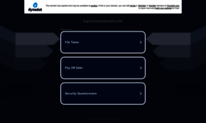 Myincomesecret.com thumbnail