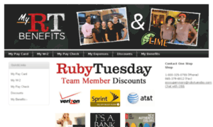 Myinfo.rubytuesday.com thumbnail