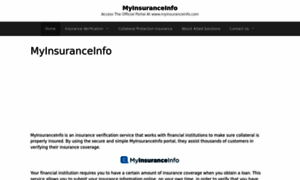 Myinsuranceinfo.org thumbnail