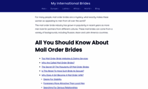 Myinterbrides.com thumbnail