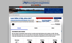 Myitalianlanguageschools.com thumbnail