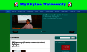 Myitkyinauniversity.moe.edu.mm thumbnail