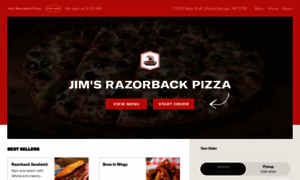 Myjimsrazorbackpizza.com thumbnail