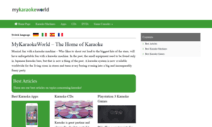 Mykaraokeworld.co.uk thumbnail