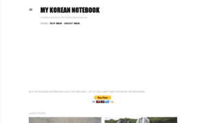 Mykorean-notebook.com thumbnail