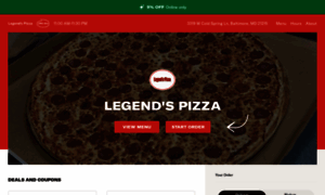 Mylegendspizza.com thumbnail