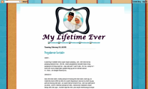 Mylifetimeever.blogspot.com thumbnail