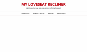 Myloveseatrecliner.com thumbnail