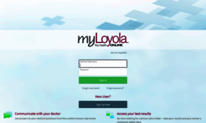 Myloyola.luhs.org thumbnail