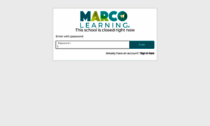 Mymarco.marcolearning.com thumbnail