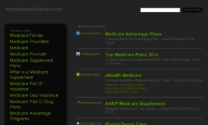 Mymedicare-florida.com thumbnail