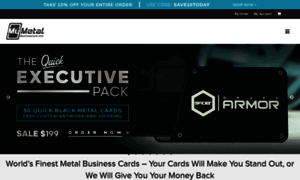 Mymetalbusinesscard.com thumbnail