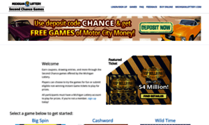 second chance games michigan lottery