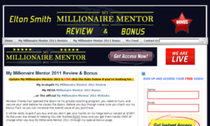 Mymillionairementor2011.net thumbnail