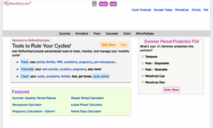 Mymonthlycycle.com thumbnail