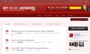 Mymusicanswers.com thumbnail