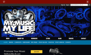 Mymusicmylife.ning.com thumbnail