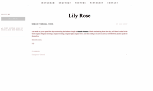 Mynameislilyrose.com thumbnail