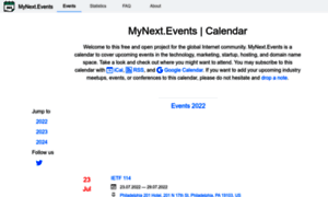 Mynext.events thumbnail