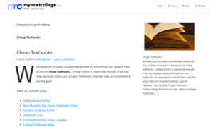 Mynextcollege.com thumbnail