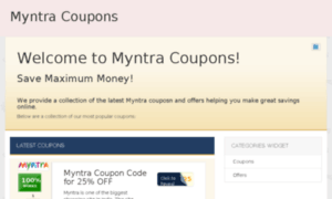 Myntra-coupons.in thumbnail