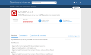 Myoldpcs.software.informer.com thumbnail