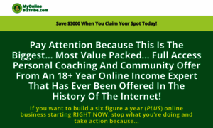 Myonlinebiztribe.com thumbnail