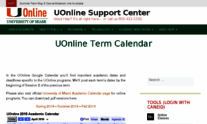 Myonlinesupport.miami.edu thumbnail