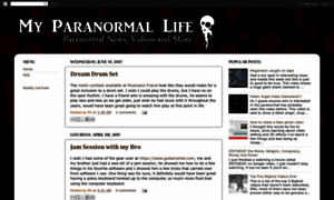 Myparanormallife.blogspot.com thumbnail