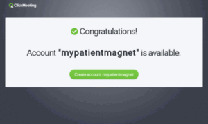 Mypatientmagnet.clickmeeting.com thumbnail