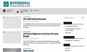 Mypersonalfinancetips.com thumbnail