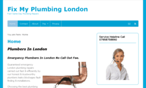 Myplumberlondon.co.uk thumbnail