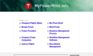 Mypowermind.info thumbnail