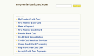 Mypremierbankcard.com thumbnail