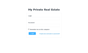 Myprivaterealestate.agentaccount.com thumbnail