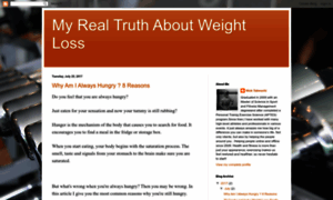 Myrealtruthaboutweightloss.blogspot.in thumbnail