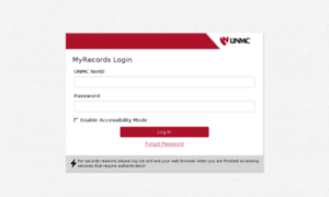 Myrecordsmobile.nebraska.edu thumbnail