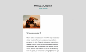 Myres.monster thumbnail