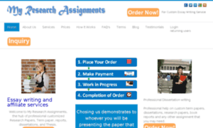Myresearchassignments.com thumbnail