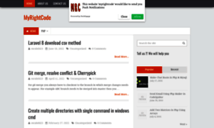 Myrightcode.com thumbnail