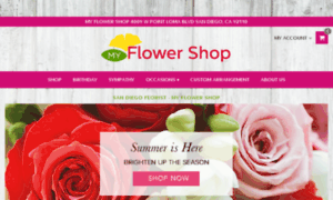 Mysandiegoflowershop.net thumbnail