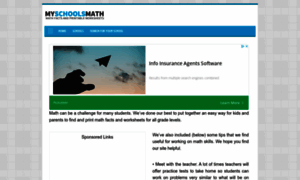 Myschoolsmath.com thumbnail