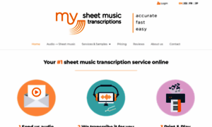 Mysheetmusictranscriptions.com thumbnail