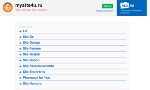 Mysite4u.ru thumbnail