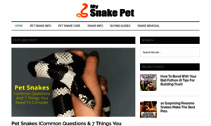 Mysnakepet.com thumbnail