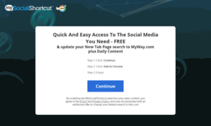 Mysocialshortcut.com thumbnail