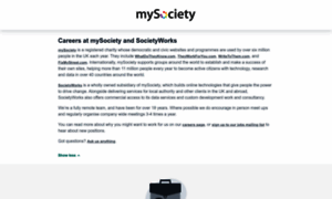 Mysociety.workable.com thumbnail