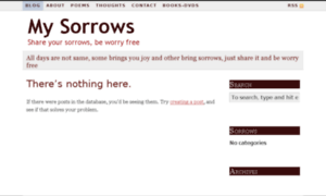 Mysorrows.com thumbnail